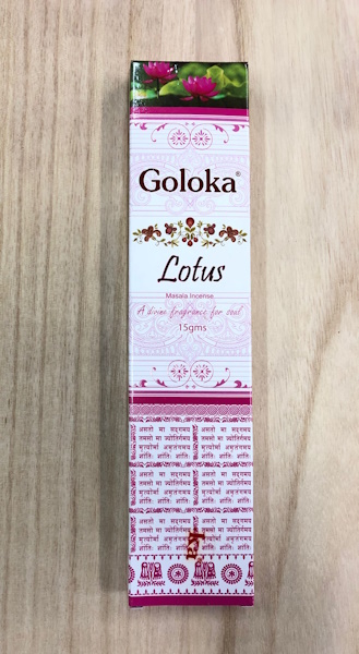 Incienso Goloka Premium Lotus